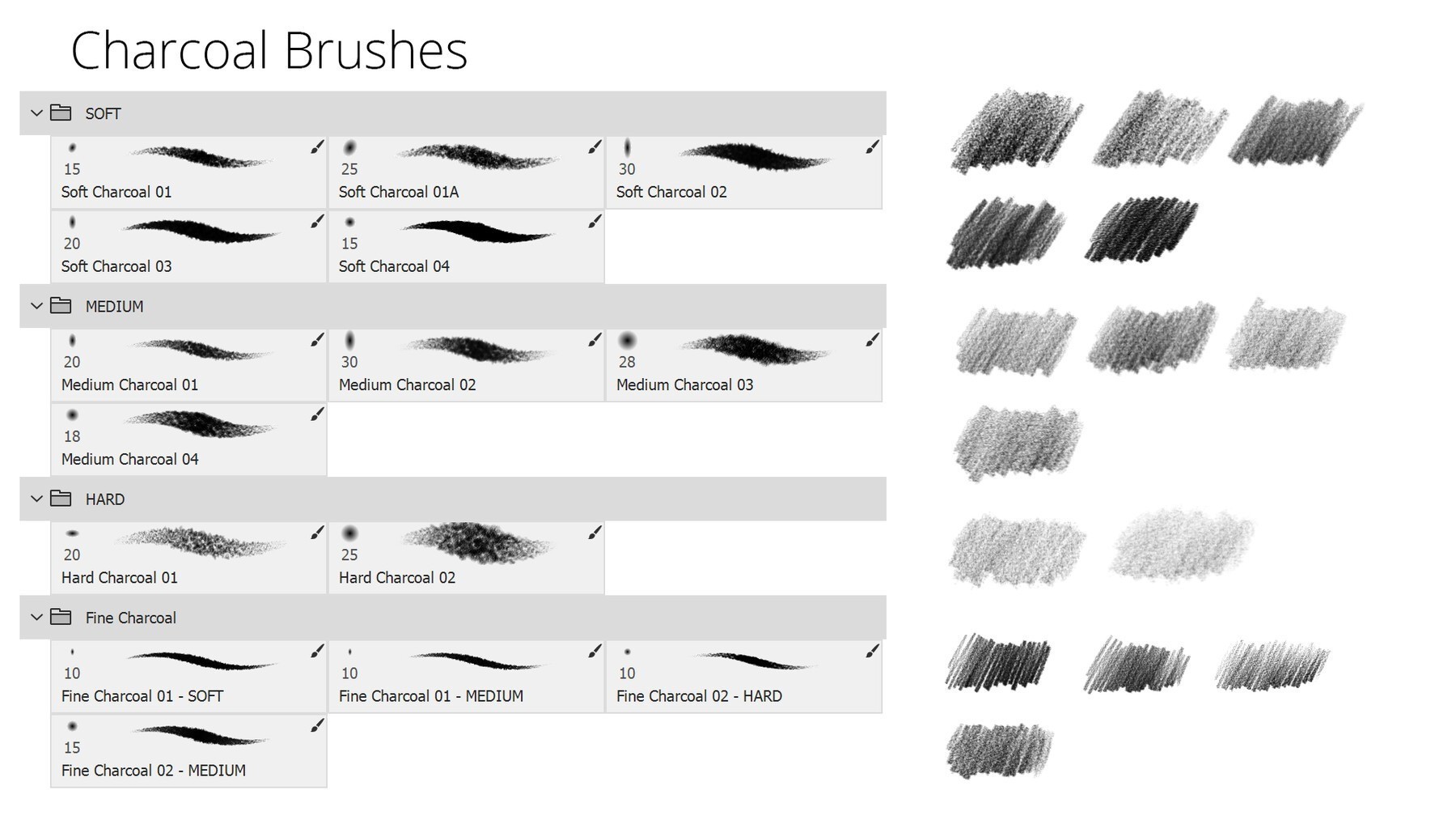 70+高仿素描铅笔PS笔刷